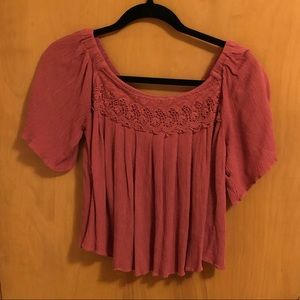 off the shoulder shirt